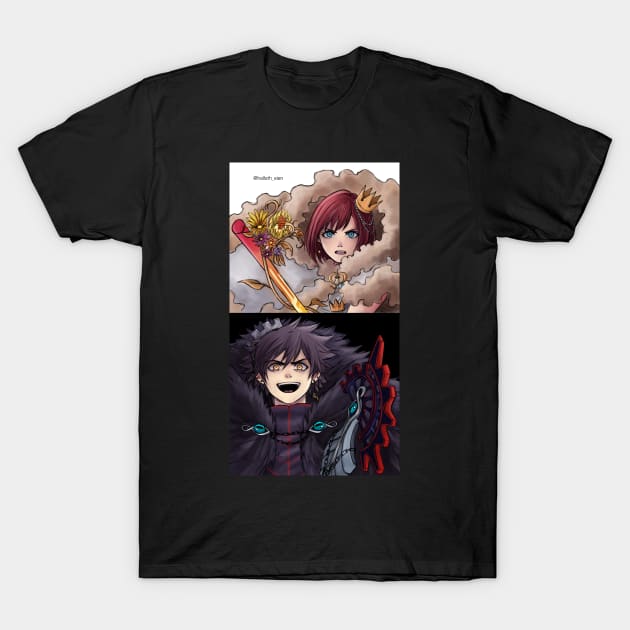 Kairi vs Vanitas T-Shirt by hallstheien